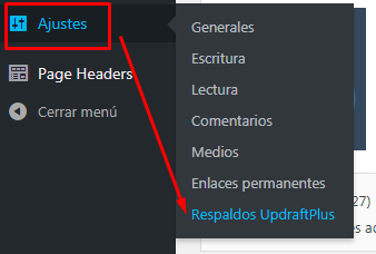 como hacer copia de seguridad de mi sitio wordpress