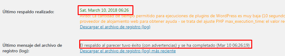 como hacer copia de seguridad de mi wordpress