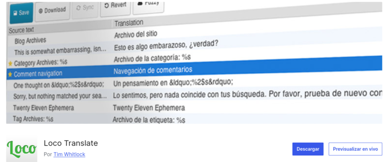 loco translate wordpress plugin