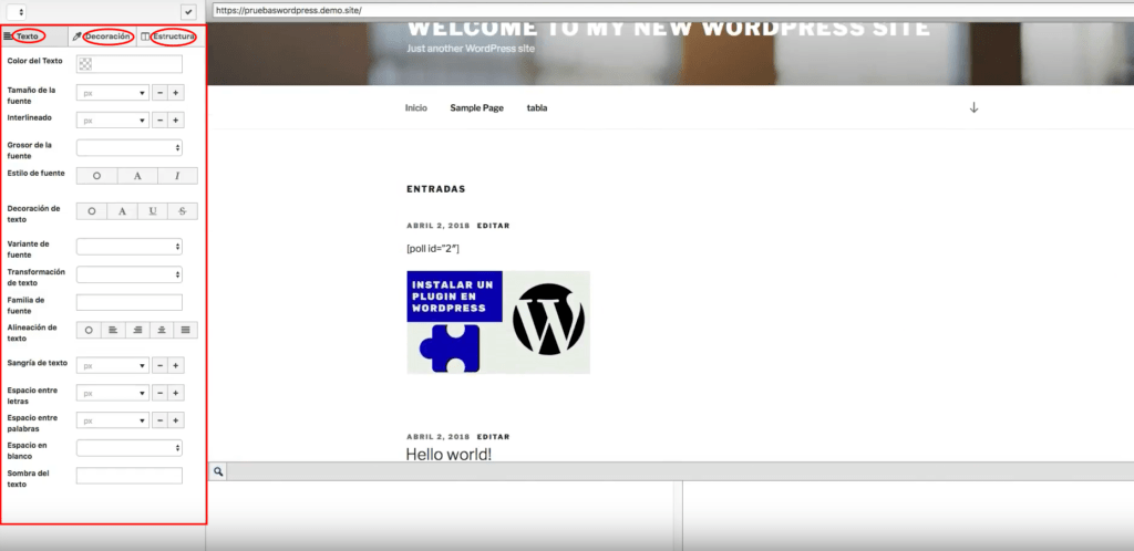 wordpress css tutorial en español