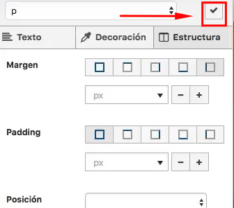 modificar css con siteorigin css