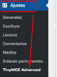 wordpress editor de texto