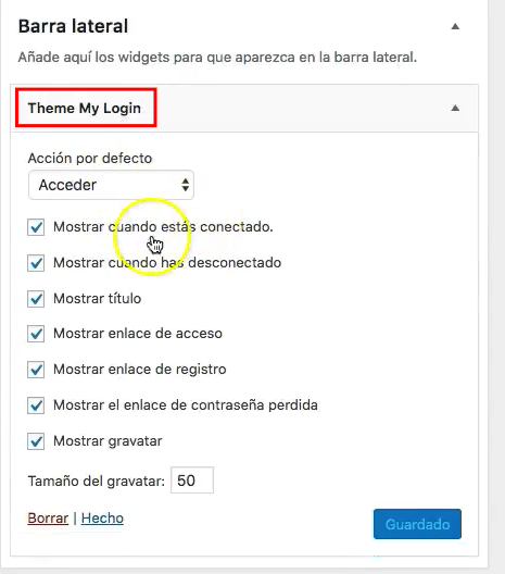 THEME MY LOGIN ESPAÑOL