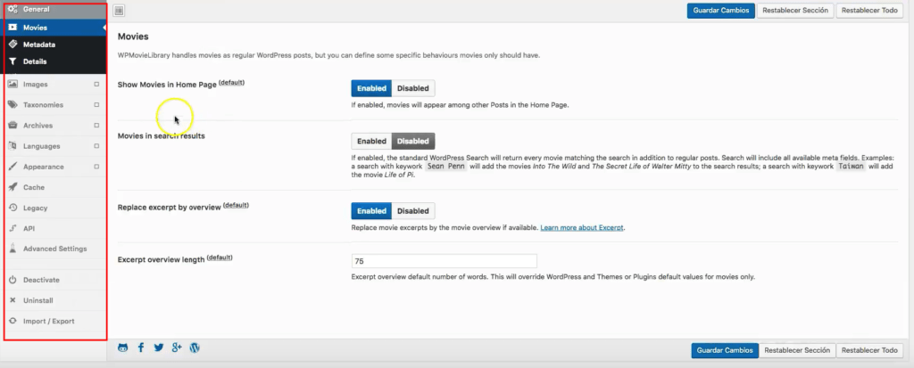 crear web de peliculas online, plugin wordpress peliculas