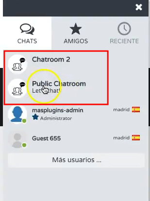 como crear un catroom grupal en wordpress, instalar chat en wordpress