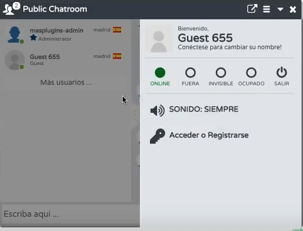 crear chat grupal en wordpress, implementar chat en wordpress