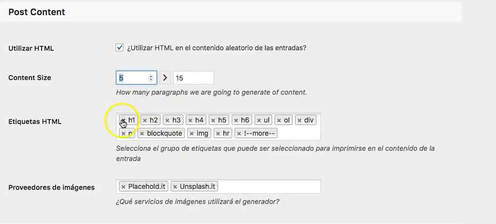 plugin wordpress contenido de relleno gratis