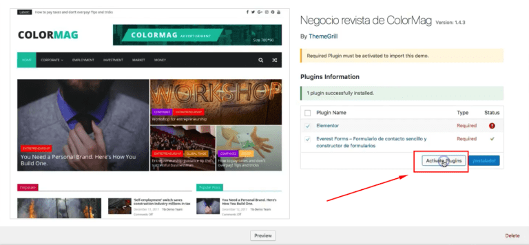 tutorial español colormag