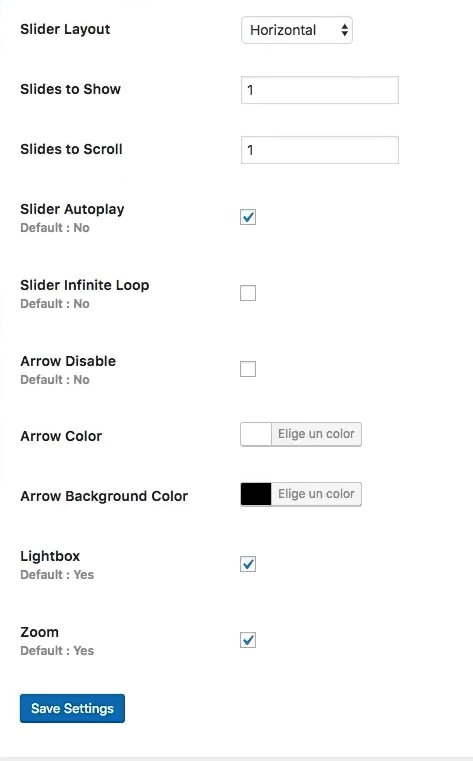 como crear un slider pasra los productos de woocommerce