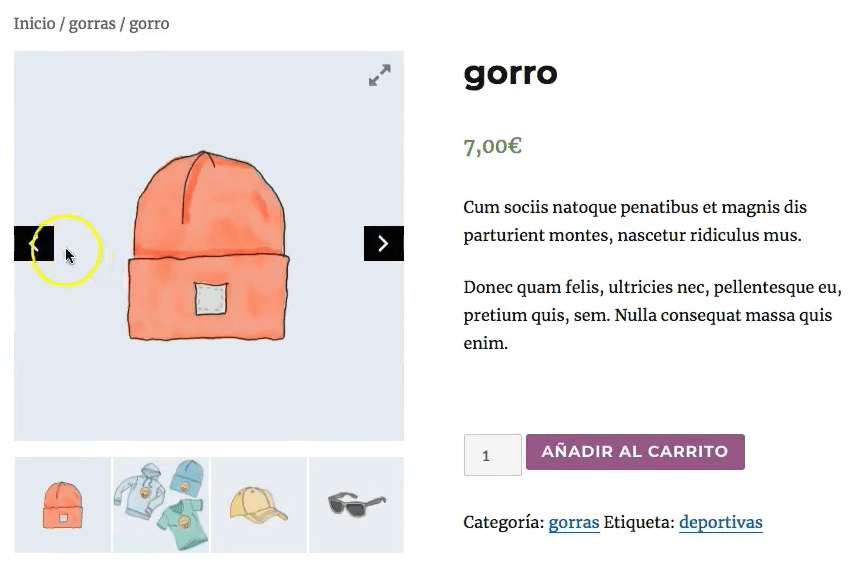 ✅ SLIDER PARA LOS PRODUCTOS DE WOOCOMMERCE 2