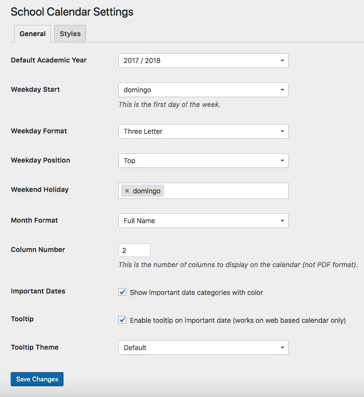 COMO CREAR UN CALENDARIO ESCOLAR CON WORDPRESS