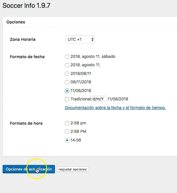 BLOG FUTBOL WORDPRESS