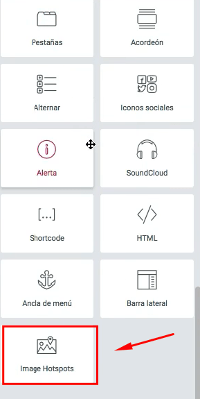 marcadores para imagenes wordpress elementor