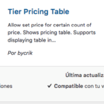 ✅ Tier Pricing Table – Precios por Cantidad en WooCommerce