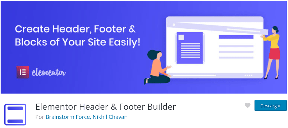 header footer elementor tutorial español wordpress plugin