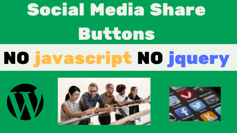 Social Media Share Buttons