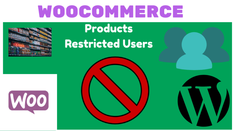WooCommerce Products Restricted Users