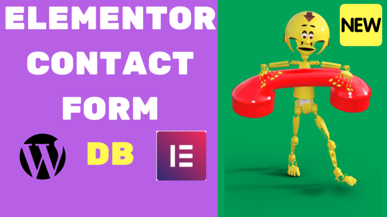 ELEMENTOR CONTACT FORM DB PLUGIN WORDPRESS