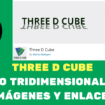 ✅ THREE D CUBE ➡ CUBO TRIDIMENSIONAL CON IMÁGENES Y ENLACES
