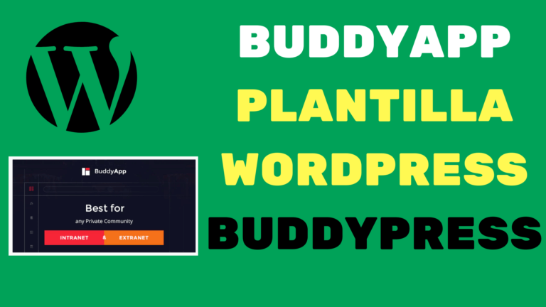 BUDDYAPP PLANTILLA WORDPRESS BUDDYPRESS