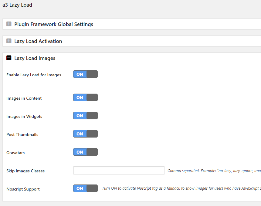 a3 lazy load wordpress plugin