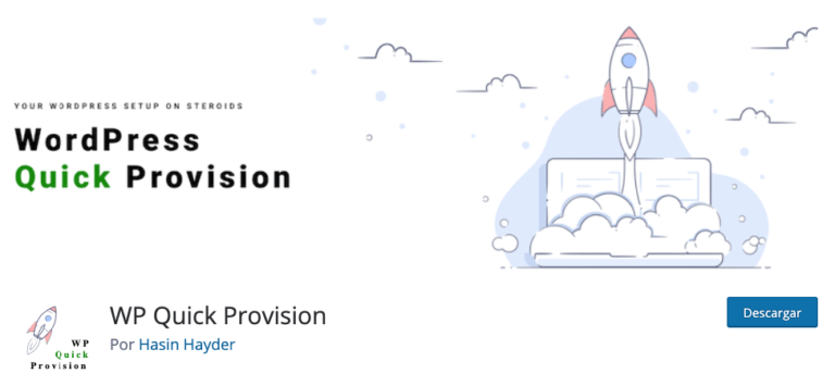 wp provision wordpress plugin