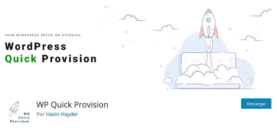 wp provision wordpress plugin