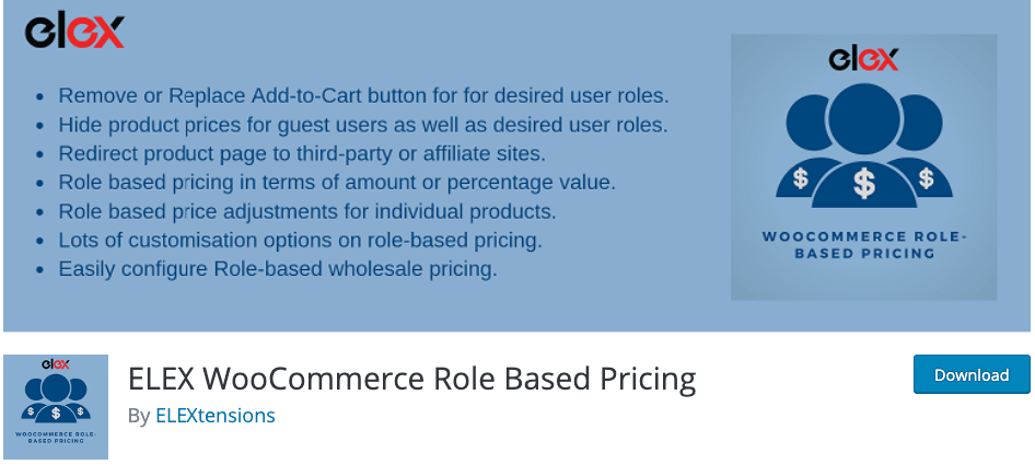 ELEX WooCommerce Role Based Pricing