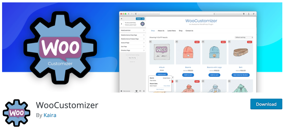 WOOCUSTOMIZER
