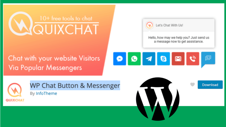 WP CHAT BUTTON MESSENGER QUIXCHAT WORDPRESS PLUGIN TUTORIAL ESPAÑOL