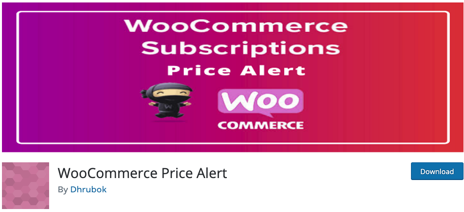 woocommerce price alert