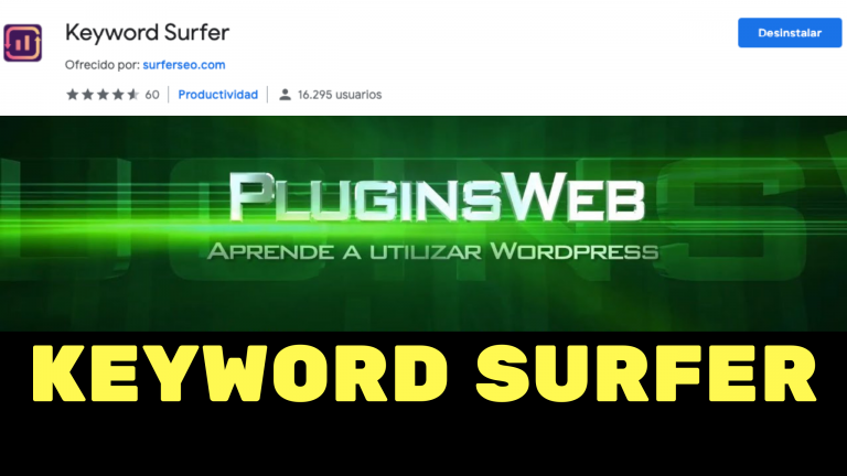 KEYWORD SURFER SURFER SEO TUTORIAL ESPAÑOL APLICACIÓN CHROME GOOGLE