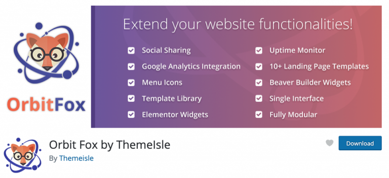 ORBIT FOX THEMEISLE WORDPRESS PLUGIN ELEMENTOR GUTENBERG BLOQUES PLANTILLAS TUTORIAL ESPAÑOL