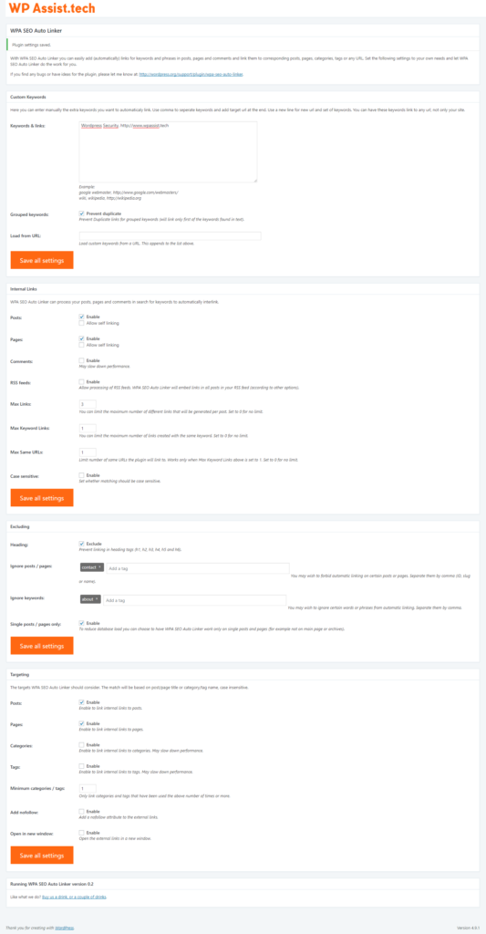 SEO Auto Linker