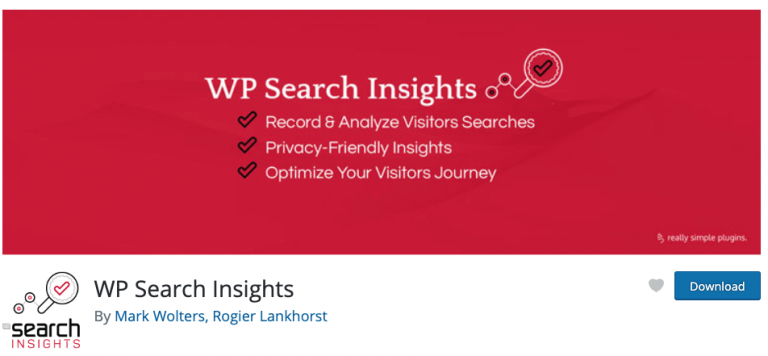 WP SEARCH INSIGHTS TRAQUEAR BUSQUEDAS INTERNAS WORDPRESS