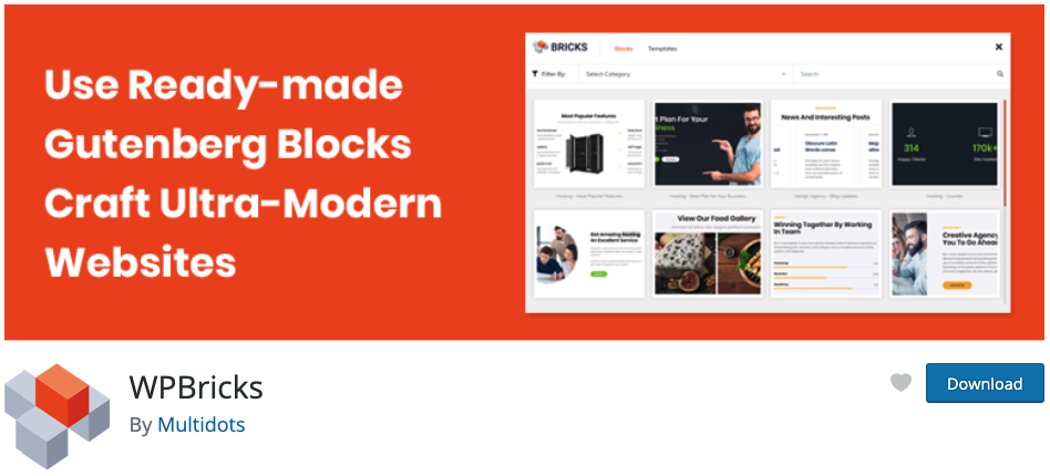 wpbricks plantillas y bloques diseñados gutenberg plugin wordpress tutorial español