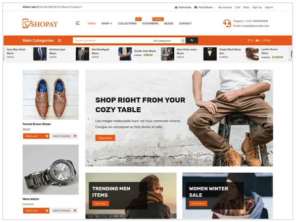 shopay wordpress theme tutorial español