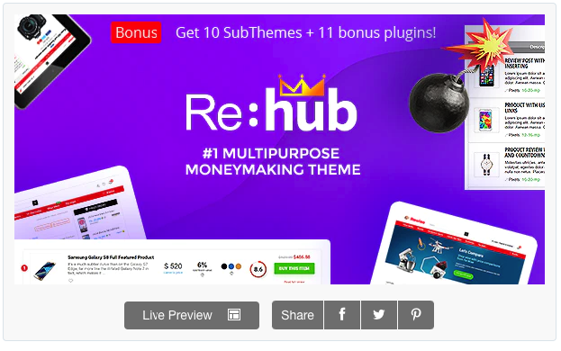 REHUB RE-HUB WORDPRESS THEME TEMA PLANTILLA CUPONES AFILIADOS MARKETPLACE TUTORIAL ESPAÑOL 2020