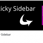 ✅Easy Sticky Sidebar WordPress Plugin