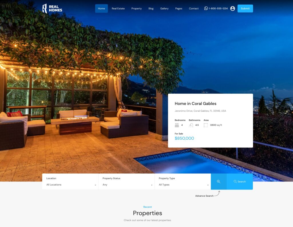 RH - Real Estate WordPress Theme
