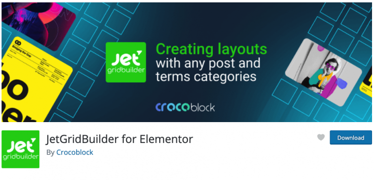 JETGRIDBUILDER FOR ELEMENTOR CROCOBLOCK TUTORIAL ESPAÑOL WORDPRESS PLUGIN
