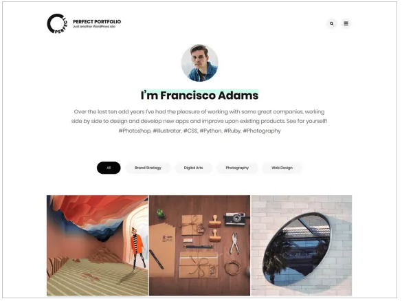 PERFECT PORTFOLIO WORDPRESS THEME TUTORIAL ESPAÑOL GRATIS GRATUITO
