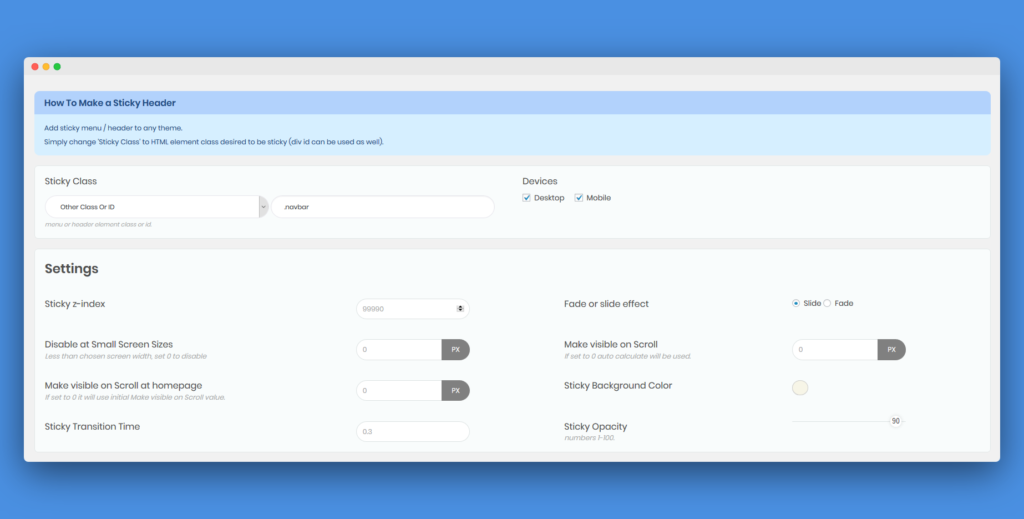 mystickymenu