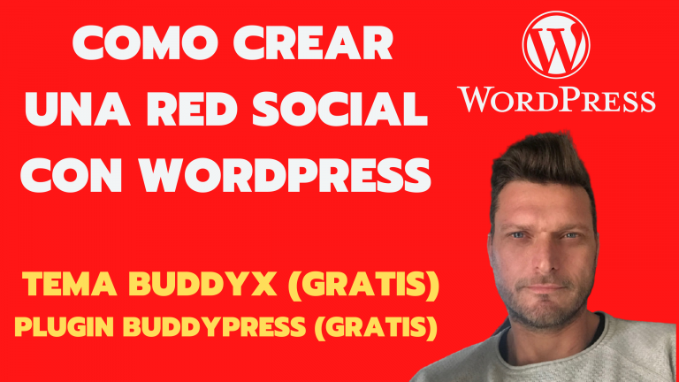 BUDDYX BUDDYPRESS RED SOCIAL PLUGIN wordpress PLUGIN tutorial español 2021