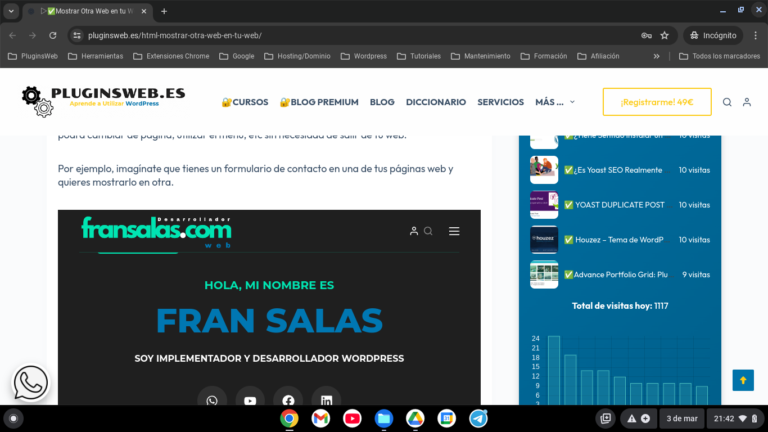mostrar una web dentro de tu web