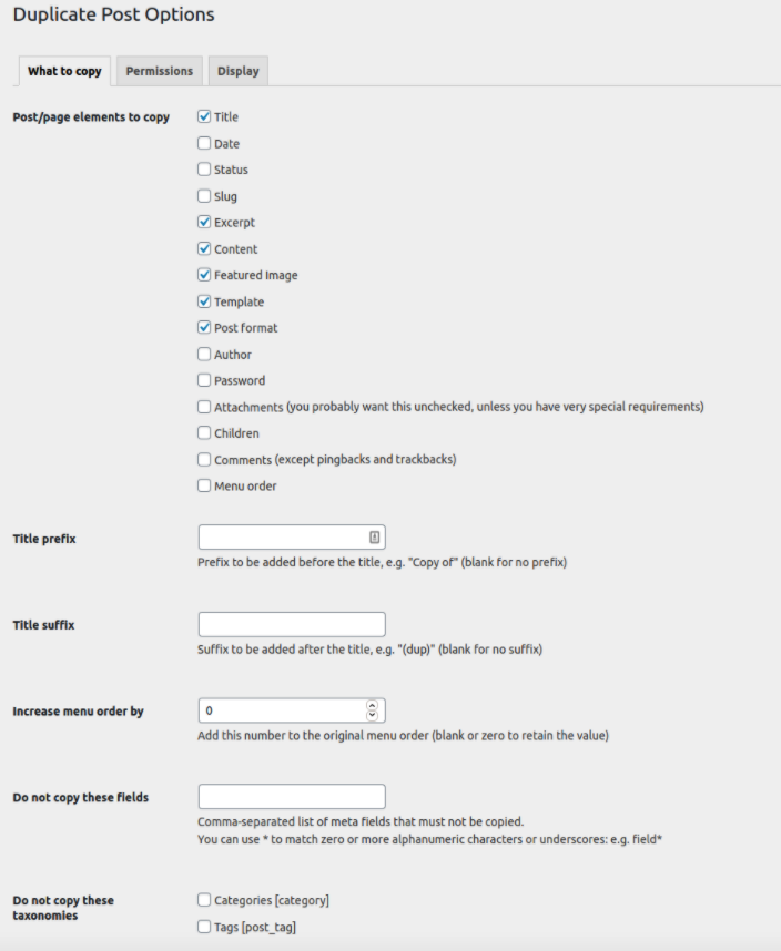 opciones yoast duplicate post
