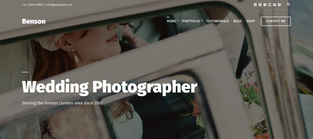 benson wordpress theme