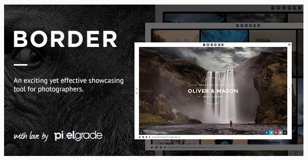 border wordpress theme