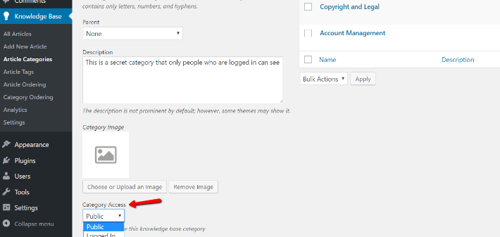 categorias knowall wordpress