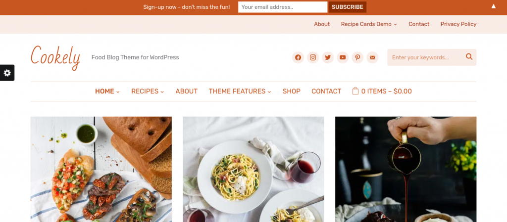 cookely wordpress theme